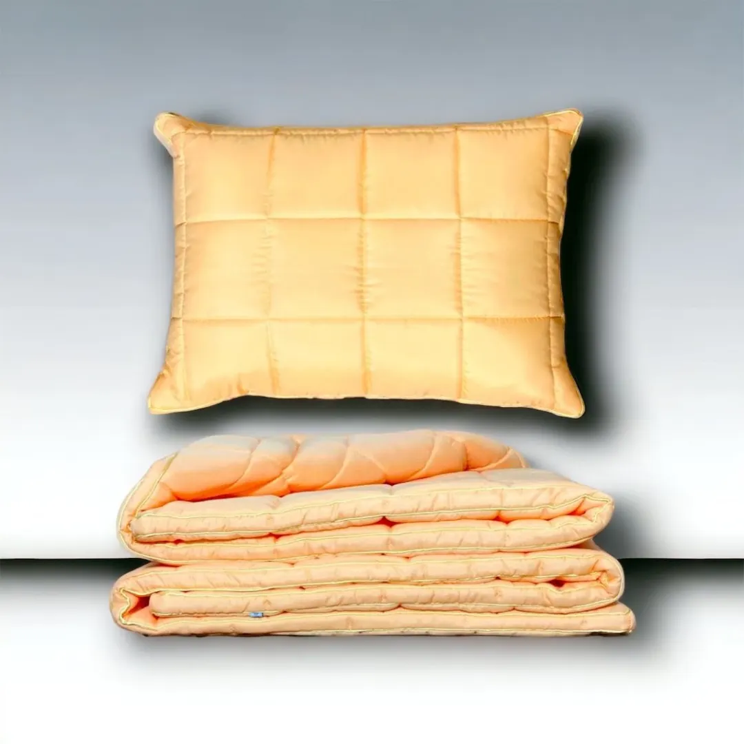 Set Premium jastuk + pokrivač žuti